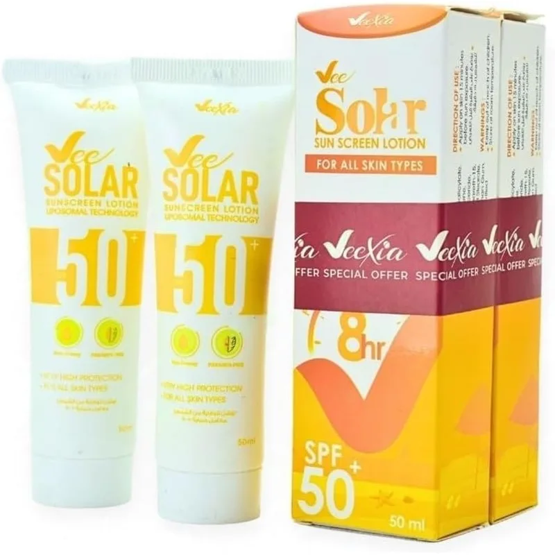 واقي شمسي Veexia Vee Solar SPF 50+ للنساء والرجال