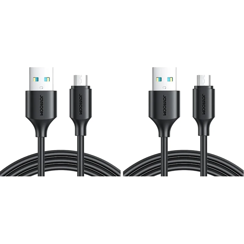 كابل شحن سريع من Joyroom من USB-A إلى Micro USB أسود