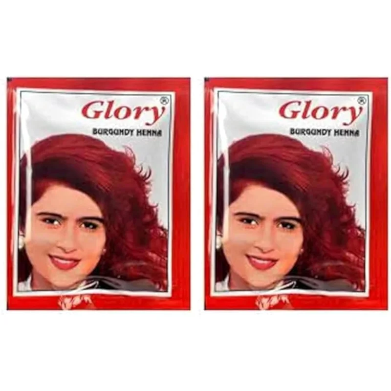 حناء Glory بلون عنابي - كيس 10 جم (عبوة من 2)