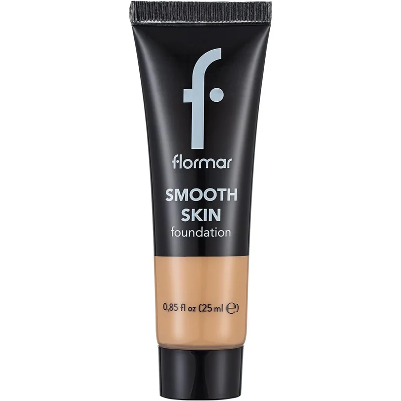 Flormar Smooth Skin Foundation 007 Golden Neutral Complexion-Refining Base, Blendable & Routine-Frie