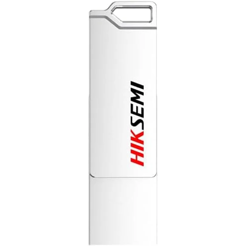 فلاشة هيكسيمي 64 جيجا USB 3.2 مزدوجة فضي