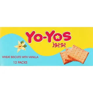 ويفر بالفانيليا السادة من يو يوس 12 قطعة