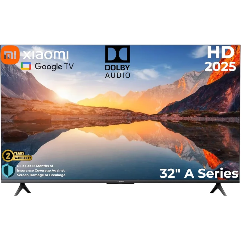 تلفزيون شاومي A-32-2025TV بشاشة 32 بوصة جوجل تي في