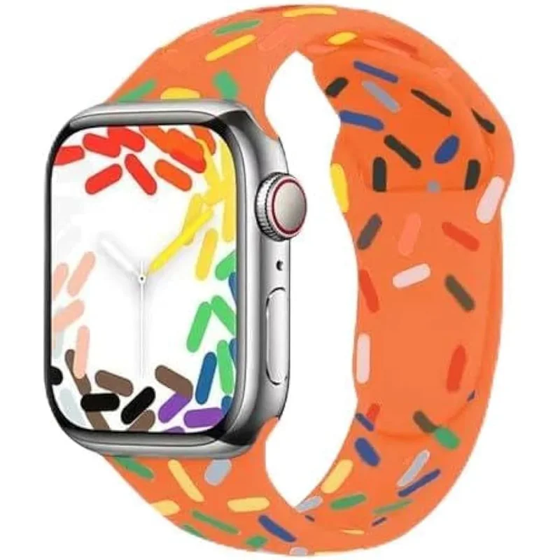 سوار ساعة سيليكون ملون لـ Apple Watch Ultra