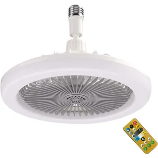 مروحة سقف بإضاءة LED من TOKZON مع ريموت تحكم