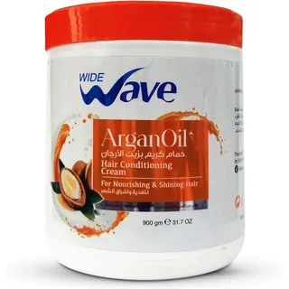 كريم بلسم للشعر بزيت الأرغان من Wide Wave 900 جرام