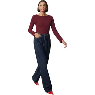 بلوزة قطنية سوداء من Trendyol للنساء