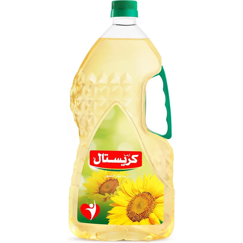 زيت عباد الشمس كريستال نقي - 2.2 لتر