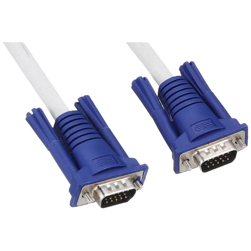 كابل VGA أبيض 15 دبوس ذكر إلى ذكر من 2B
