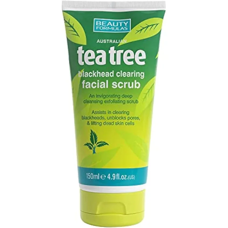 مقشر وجه Beauty Formulas بزيت شجرة الشاي 150 مل