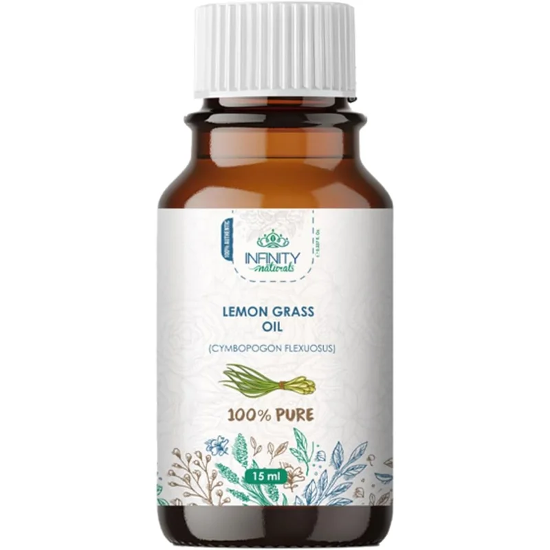زيت عطري من عشب الليمون من Infinity Naturals