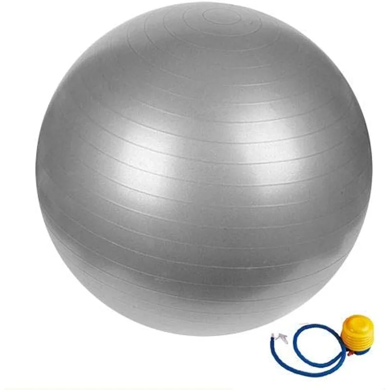 كرة جمباز مطاطية 65 سم من Energetics مع مضخة