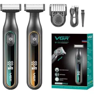 ماكينة تشذيب لحية VGR V-360 لاسلكية قابلة لإعادة الشحن