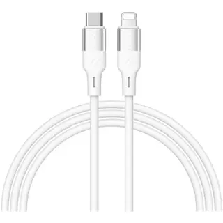 كابل سيليكون Recci شحن سريع PD27W من Type-C إلى Lightning