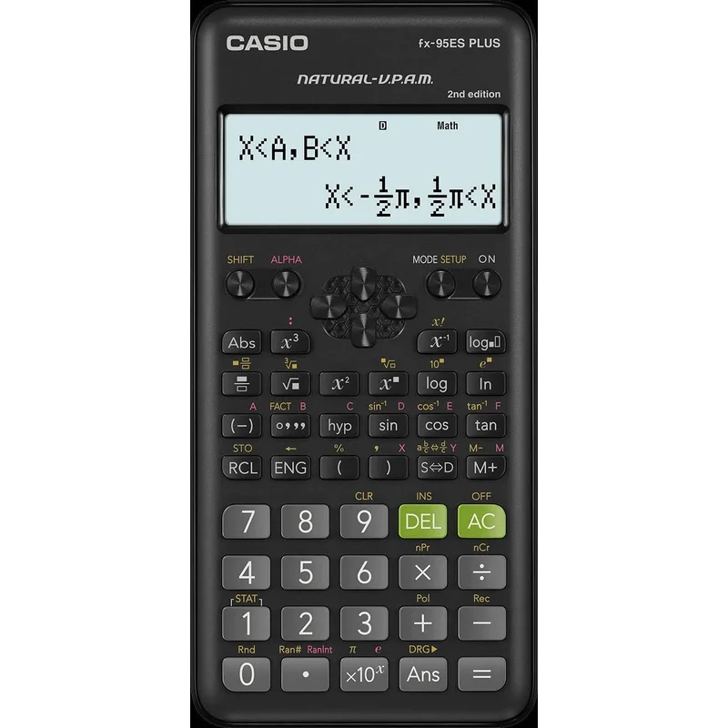 آلة حاسبة علمية كاسيو FX-95ESPLUS-2WDTV بشاشة عرض عالية