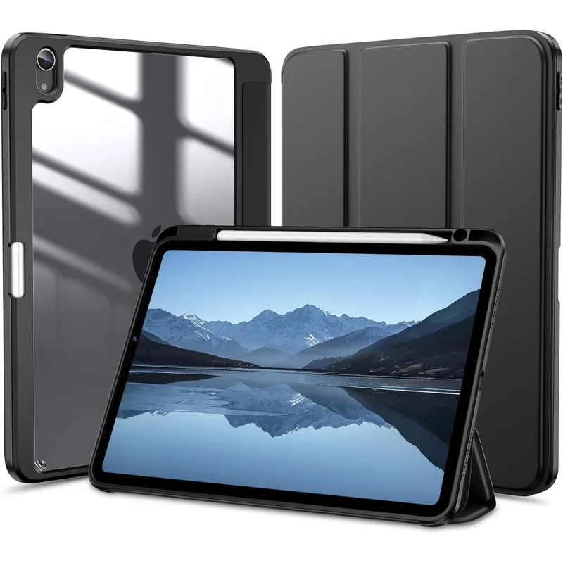جراب شفاف لـ iPad Air من Vobafe بمقبس قلم