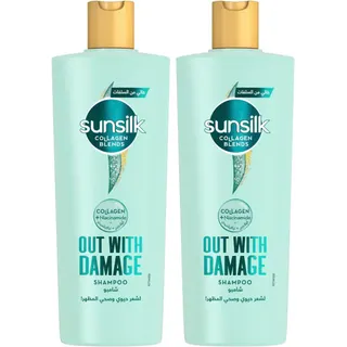 شامبو Sunsilk خالي من السلفات بالكولاجين للشعر التالف