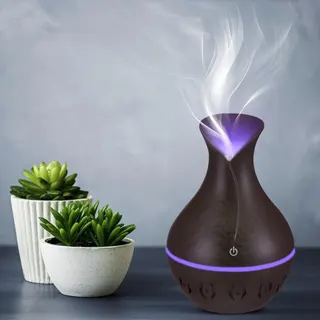 جهاز نشر عطر USB محمول مع إضاءة LED
