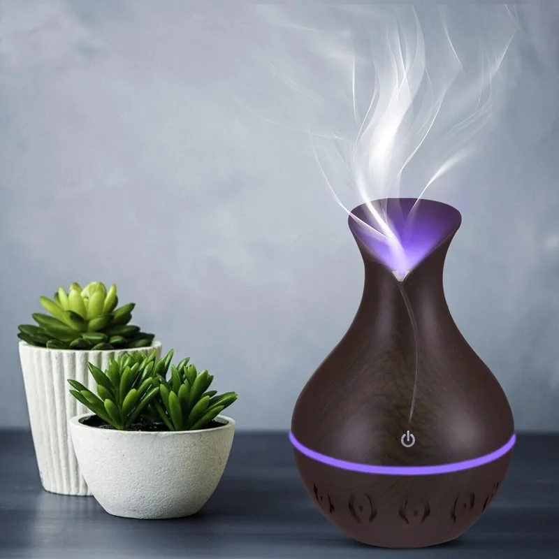 جهاز نشر عطر USB محمول مع إضاءة LED