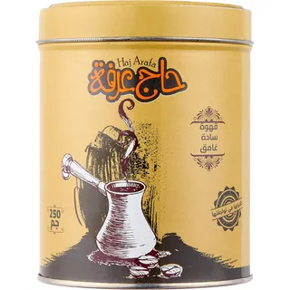 قهوة داكنة عادية 250 جرام من Haj Arafa