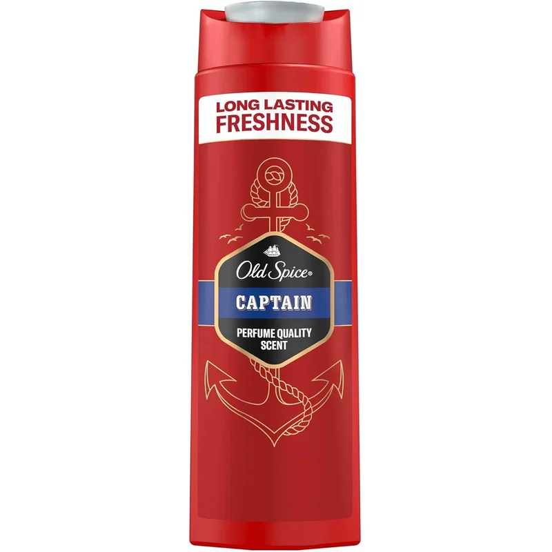 جل استحمام Old Spice Captain للرجال 250 مل