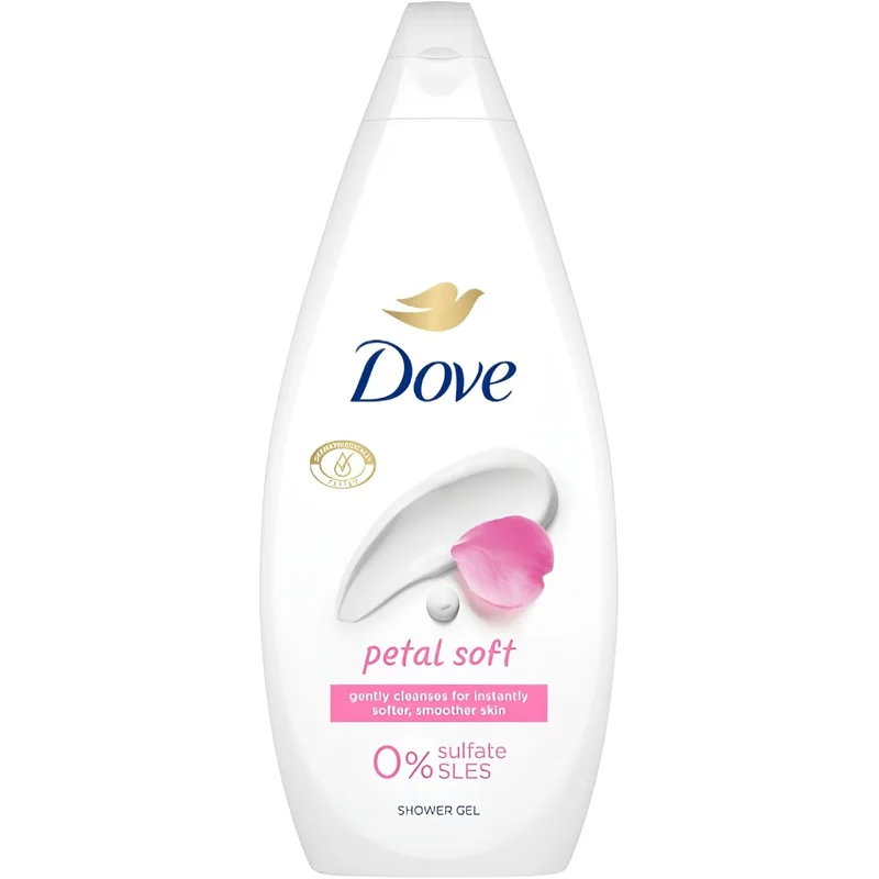 جل استحمام من Dove بعبير البتلات الناعم 720 مل للعناية اليومية