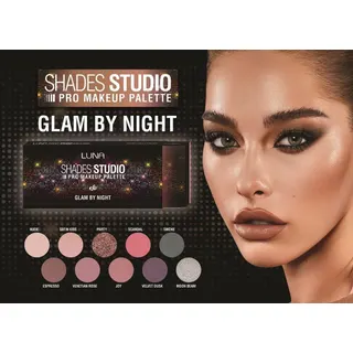 باليت مكياج Luna Shades Studio Pro بألوان جريئة لإطلالة السهرة