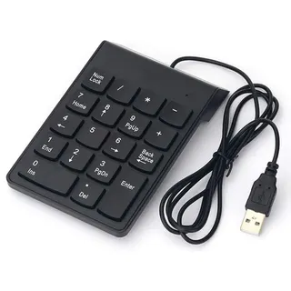 كيبورد رقمي سلكي USB رفيع مع 18 مفتاحًا من Ultima