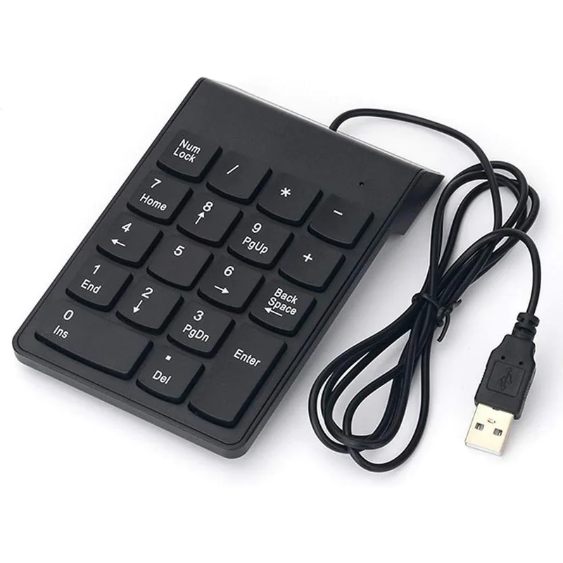 كيبورد رقمي سلكي USB رفيع مع 18 مفتاحًا من Ultima