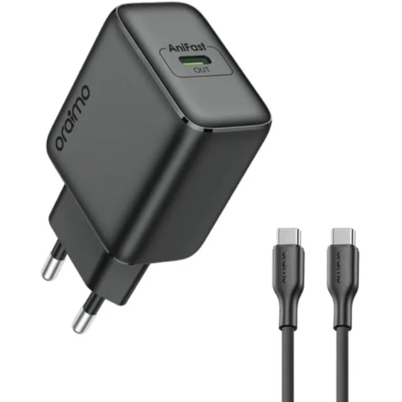 شاحن جان 25 وات من اورايمو مع كابل USB-C