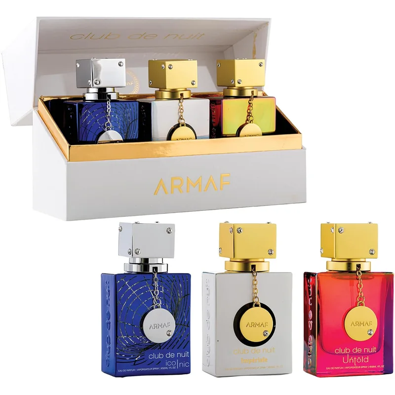طقم عطور Club De Nuit للرجال 3 قطع 30مل من ARMAF