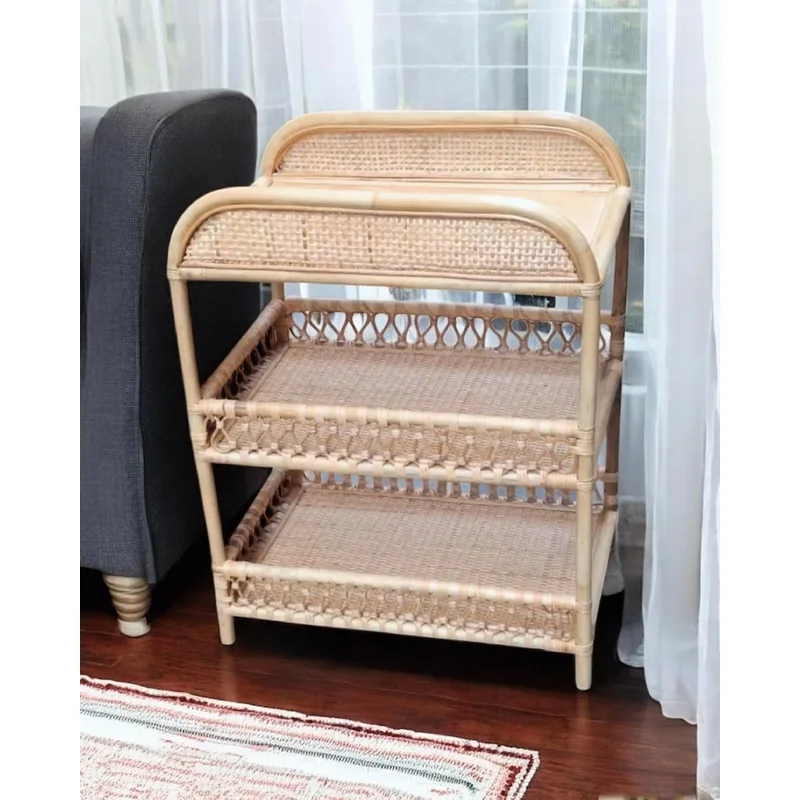 رف تخزين من الخيزران 3 طبقات من Coccaro Home
