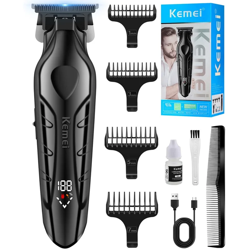 ماكينة حلاقة Kemei KM-2269 قابلة للشحن بشاشة LCD