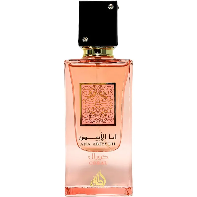 عطر شرقي خشبي للجنسين من Lattafa Ana Abiyed Coral 60 مل