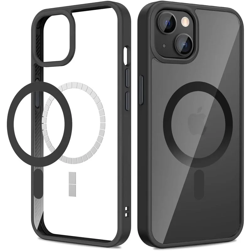 جراب شفاف مغناطيسي لهاتف iPhone 15 من MHM