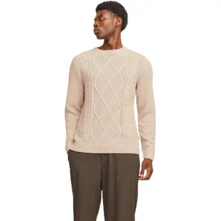 بلوفر صوفي كلاسيكي محبوك للرجال من JACK & JONES