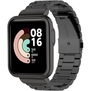 سوار ساعة ستانلس ستيل من قطعتين لساعات Xiaomi