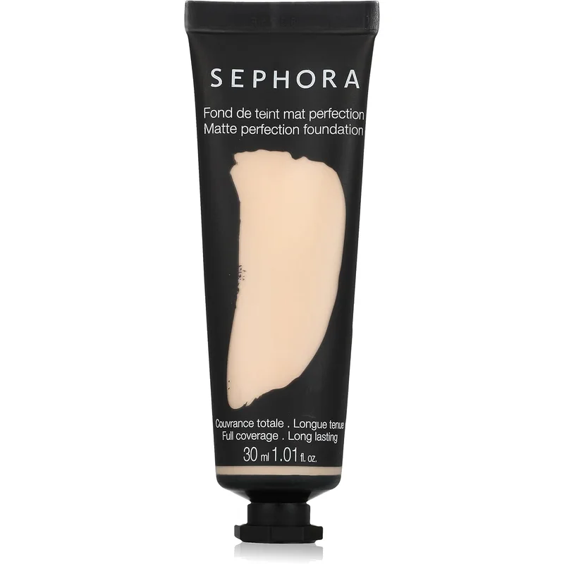 فاونديشن سيفورا مات كامل التغطية يدوم طويلاً درجة 14 Delicate Beige 30 مل