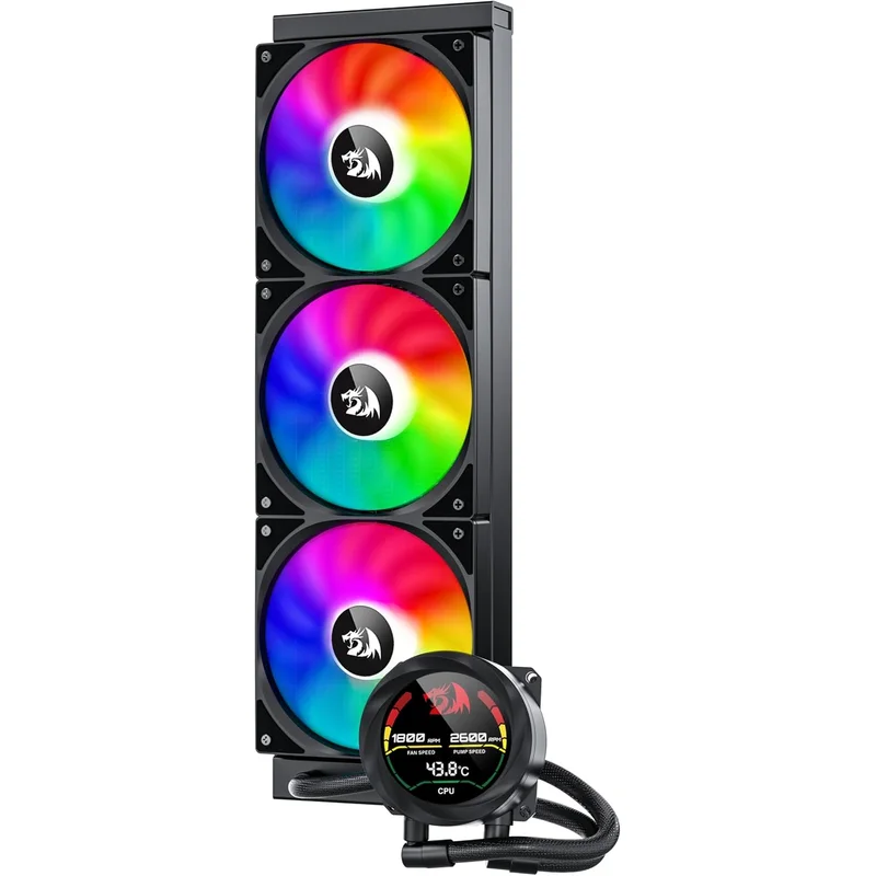 مبرد سائل للمعالج 360 ملم من ريدراجون مع 3 مراوح RGB