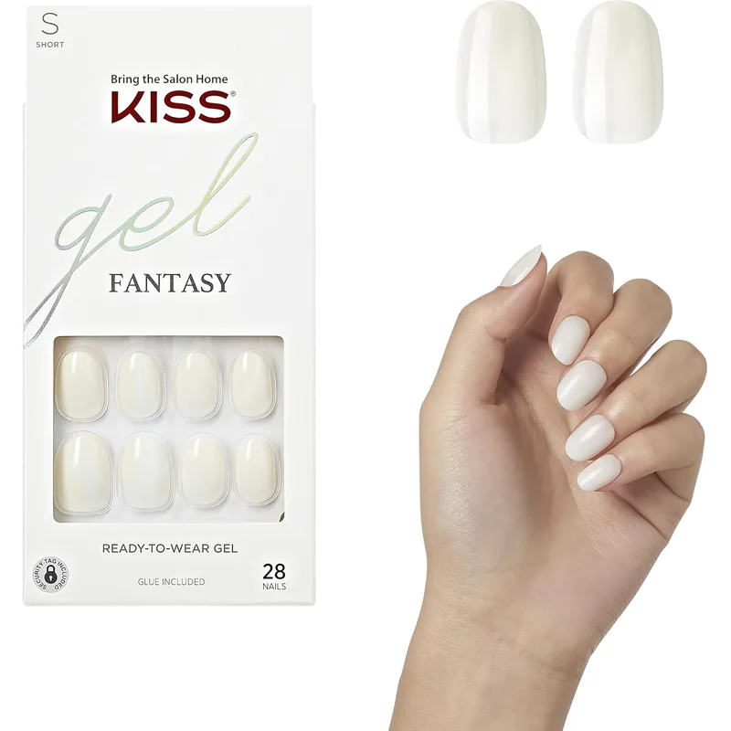أظافر جل جاهزة من KISS بتصميم Perfect Fit FC13