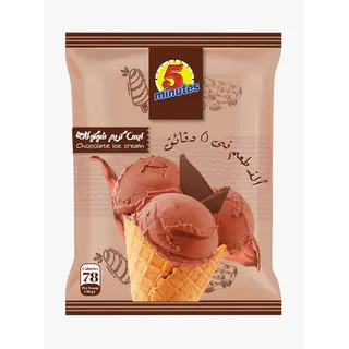 كيس آيس كريم شوكولاتة فايف مينيتس 200 جرام