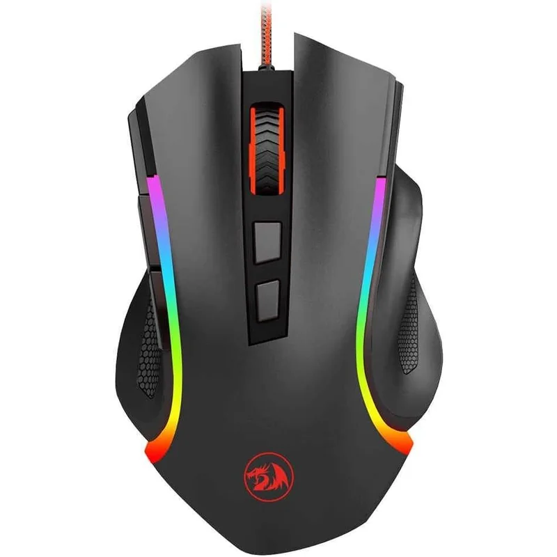 ماوس ألعاب 8 أزرار من ريدراجون M607 بإضاءة RGB