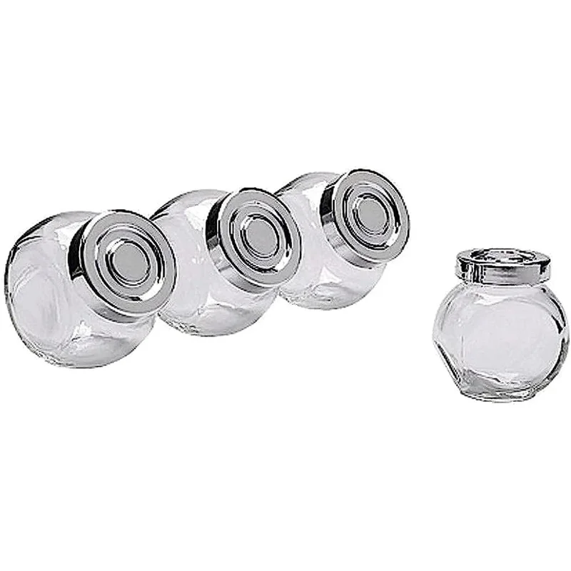 برطمانات توابل زجاجية من ايكيا RAJTAN 4 قطع