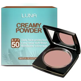 بودرة كريمية من Luna 3D CREAMY POWDER SPF50 لون موكا بيج