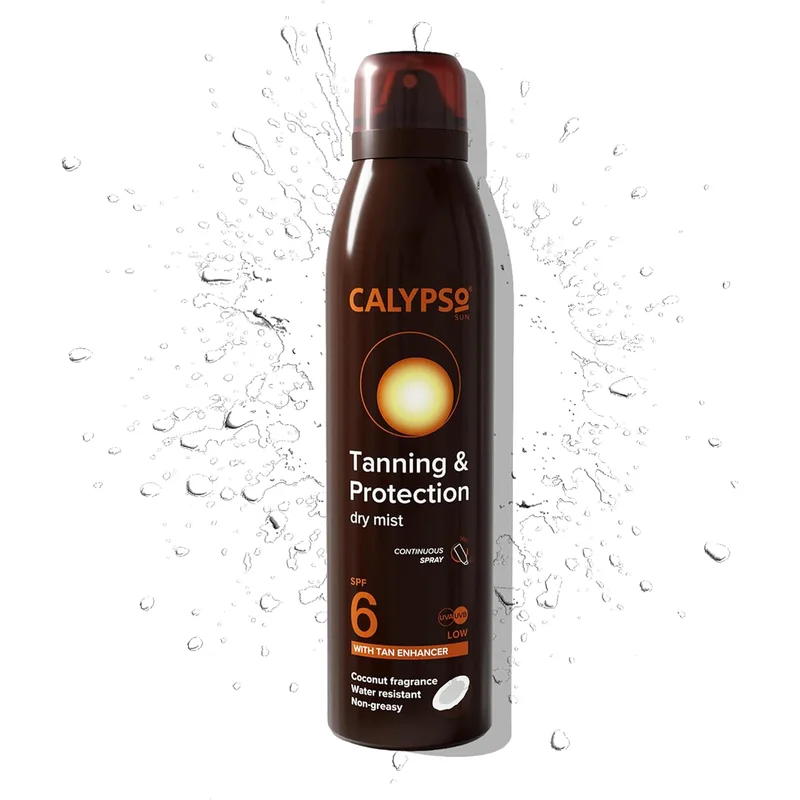 رذاذ تسمير وحماية جاف من Calypso SPF6