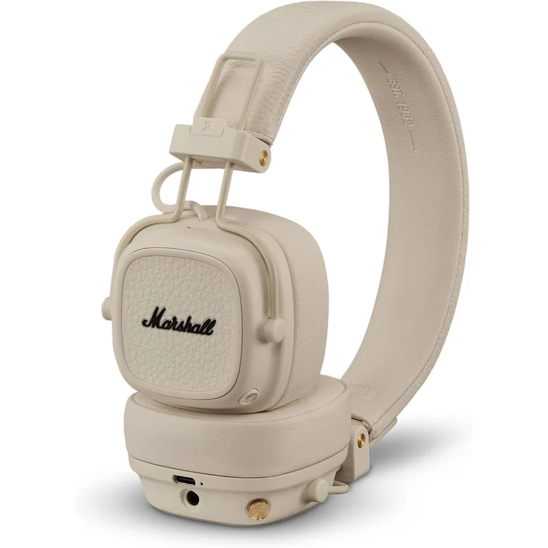 سماعة رأس لاسلكية كريمية من Marshall