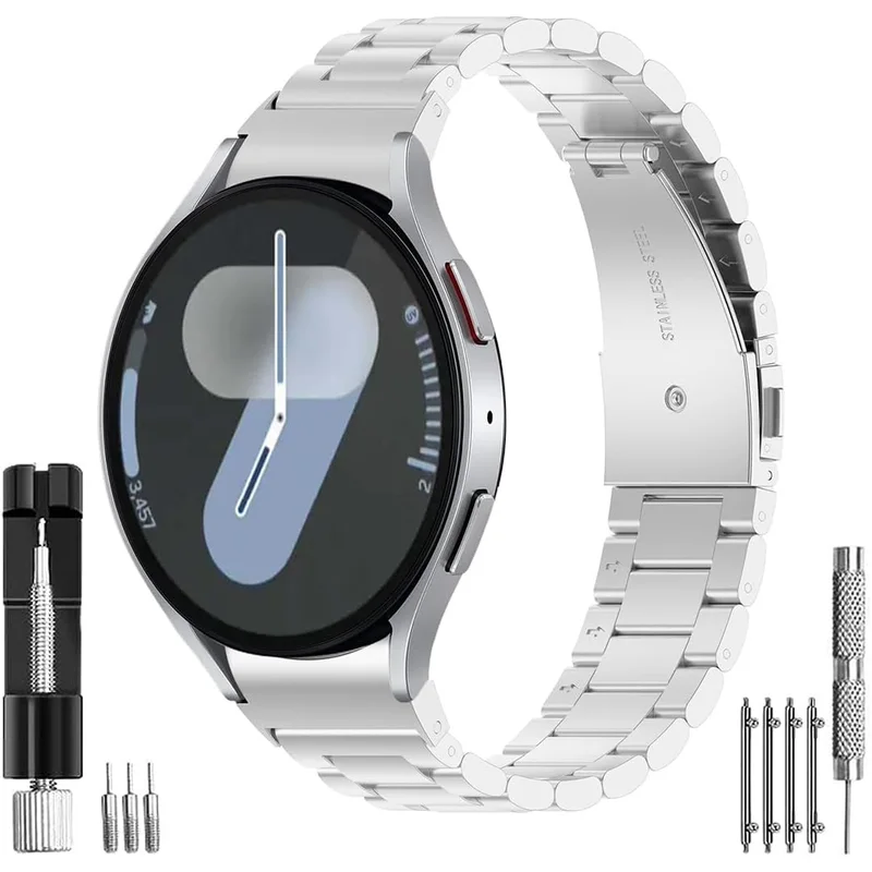 سوار معدني من الستانلس ستيل متوافق مع Samsung Galaxy Watch من T Tersely
