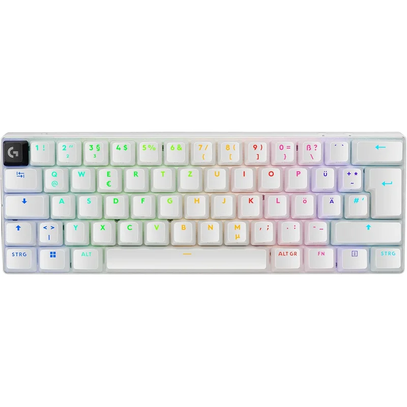كيبورد ألعاب لاسلكي Logitech G Pro X 60 Lightspeed - أبيض