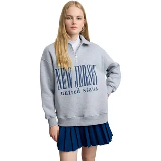 سويت شيرت نسائي قصير من Trendyol - وردي
