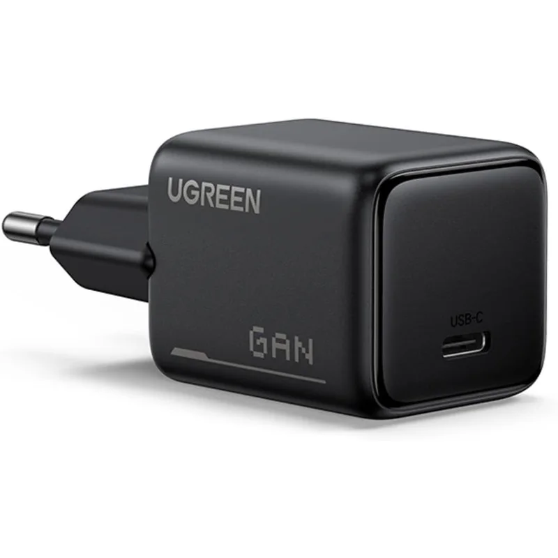 شاحن يوجرين 25 واط USB-C GaN سريع